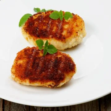 Fried Cutlets Stock Photos