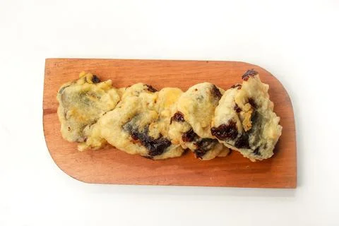 This is fried dodol, a typical West Java Sundanese food from Indonesia, on .. Stock-Fotos