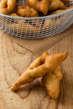 Fried dough Stock Photos