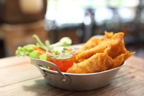 Fried dumpling Stock Photos