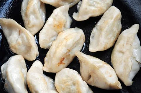 Fried dumplings Stock Photos