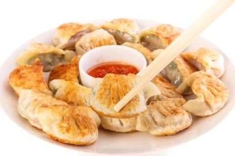 Fried dumplings Stock Photos