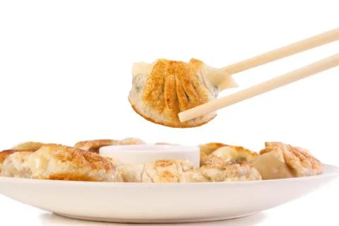 Fried dumplings Stock Photos