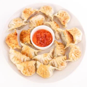 Fried dumplings Stock Photos