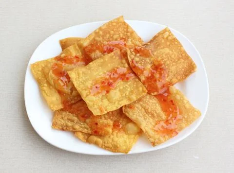 Fried dumplings Stock Photos
