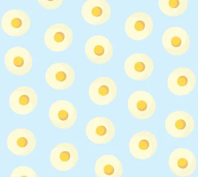 Fried egg and bacon breakfast background vector Illustrazione stock