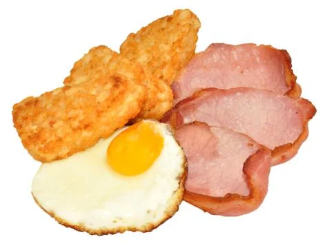 Fried Egg And Bacon Breakfast Stock Photos