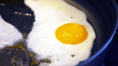 Fried egg Stock Footage 73750397