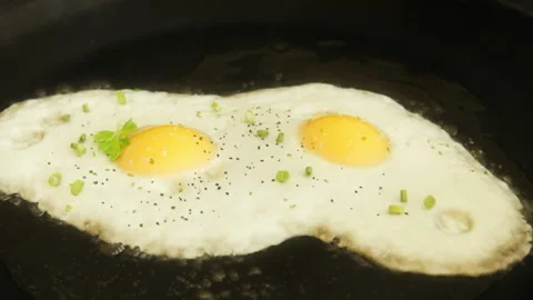 Fried egg Stock Footage 141724621