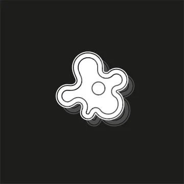 Fried egg icon - breakfast meal icon - healthy food Stock Illustration