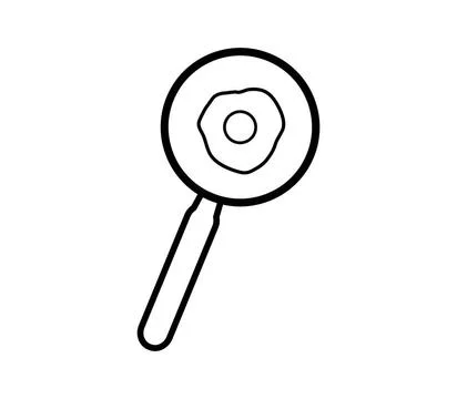 Fried egg icon illustrated in vector on white background fried egg icon il... Stock Photos