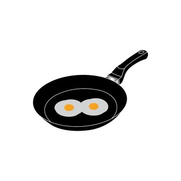 Fried egg icon Stock Illustration