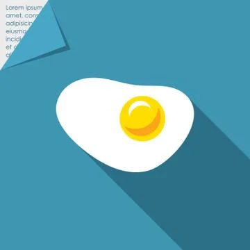 Fried egg 스톡 일러스트