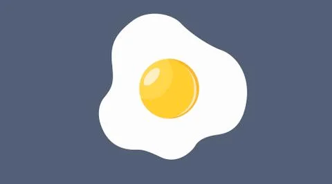 Fried Egg Stock Illustration