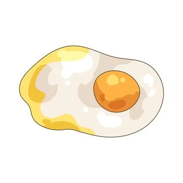 Fried egg Stock Illustration