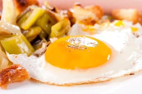 Fried egg Stock Photos