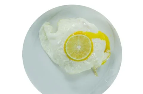 Fried egg Foto stock