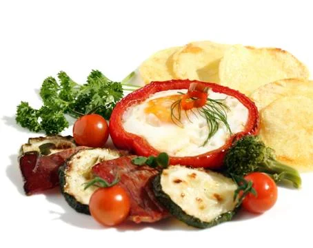 Fried egg Stock Photos