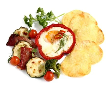 Fried egg Stock Photos