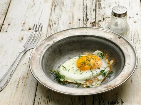 Fried egg Stock Photos