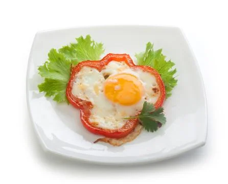 Fried egg Foto stock
