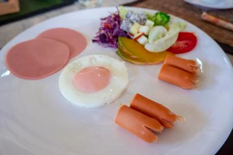 Fried egg Stock Photos