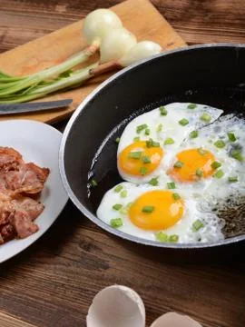 Fried egg Stock Photos
