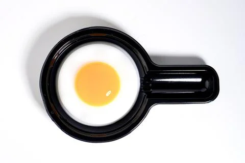 Fried egg shaped jelly pudding Stock Photos