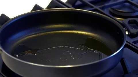 Fried egg  slow motion Stock Footage 73751307