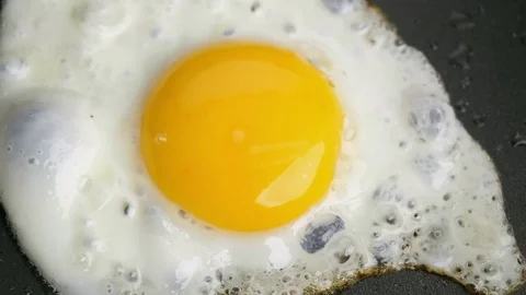 Fried egg. Time-lapse. Stock Footage 75260909