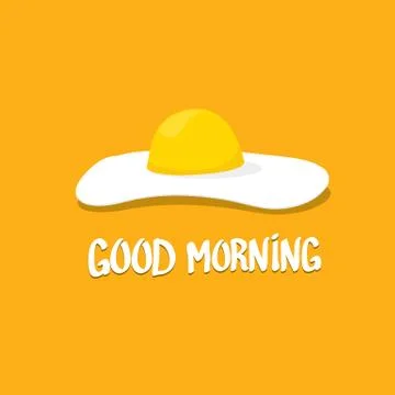 Fried Egg vector . good morning concept Illustrazione stock