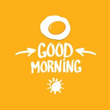 Fried Egg vector . good morning concept Illustrazione stock