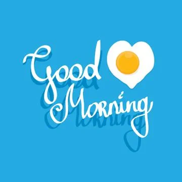 Fried Egg vector . good morning concept Illustrazione stock