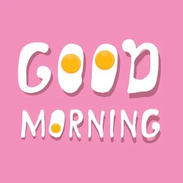 Fried Egg vector illustration. good morning concept. breakfast fried chicken egg Illustrazione stock