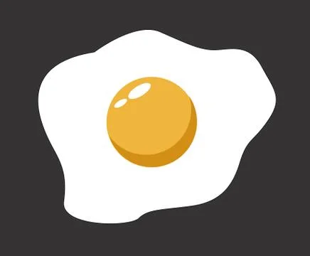 Fried egg vector illustration Stock Illustration