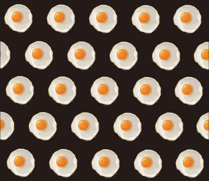 Fried eggFried Egg illustration background Stock Illustration