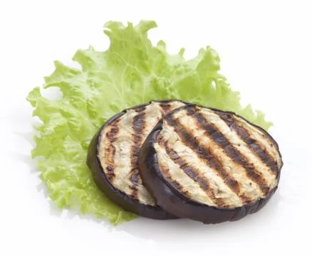 Fried eggplant Stock Photos
