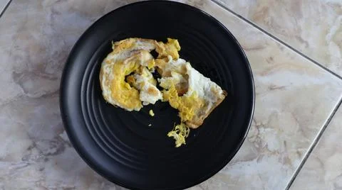 Fried eggs that fail Stock Photos