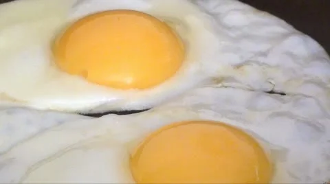 FRIED EGGS Stock Footage 11118604