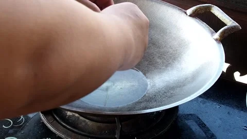 Fried eggs Stock Footage 260282292