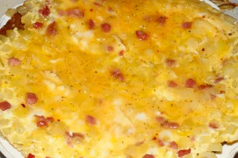 Fried eggs Foto stock