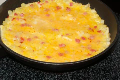 Fried eggs Stock Photos