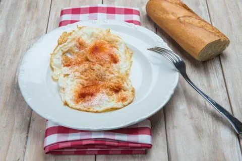 Fried eggs Stock Photos