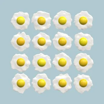 Fried eggs Stock Photos