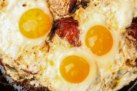 Fried eggs Stock Photos