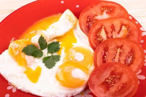 Fried eggs Stock Photos