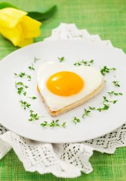 Fried eggs Stock Photos