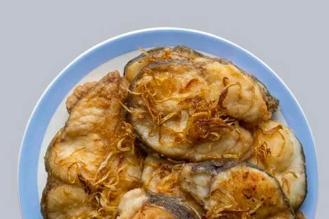 Fried fish 1 Foto stock