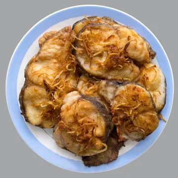 Fried fish 1 Stock Photos