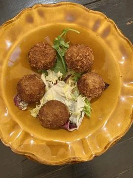 Fried fish ball Stock Photos